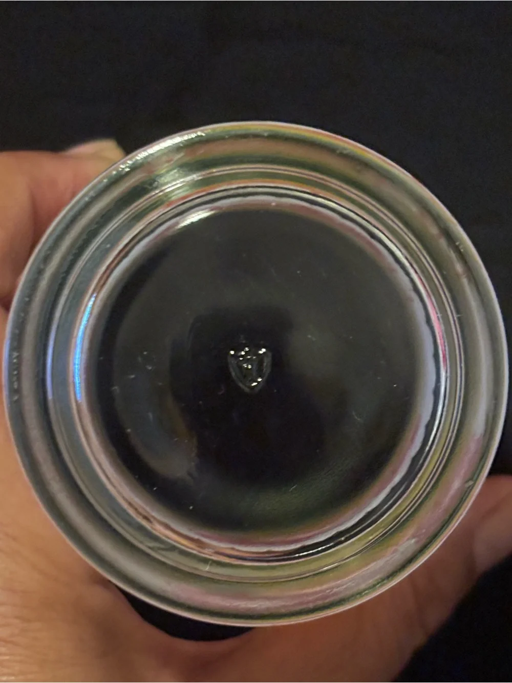 Vintage Cocktail Recipe Mixing Drinking Glass